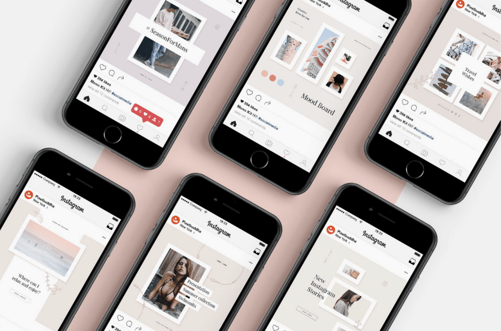 25+ Free Social Media Mockups & Templates Nastya Esina