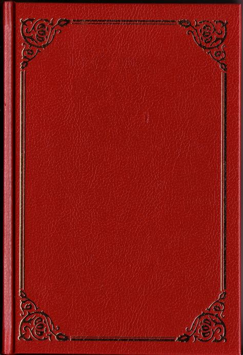 Old Blank Book Cover Template