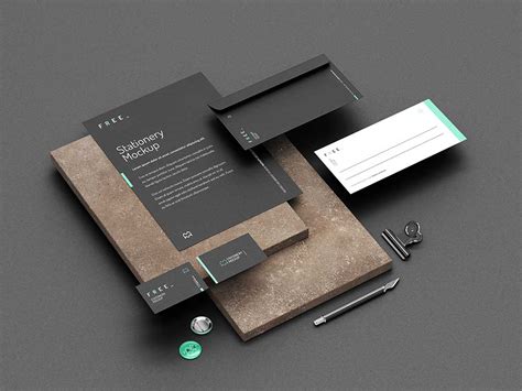 Stationery Mockup Free Download