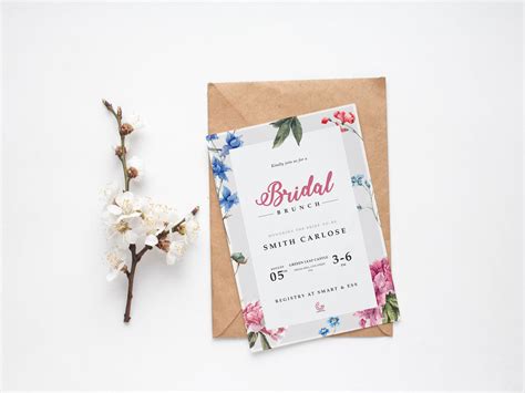 Digital Wedding Invitation&nbsp;Mockup