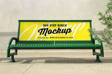 Bus Bench Mockup