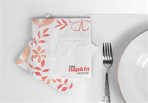 Free Napkin Mockups