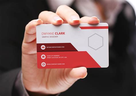 Hand Holding Business Card Mockup&nbsp;Free